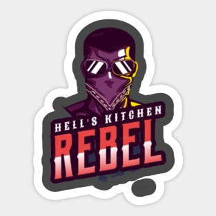 hell kitchen rebel Sticker